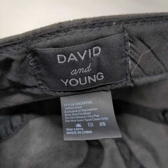 David & Young Women's Slideback Hat Gray OSFM Dog Mom Embroidered Logo - Picture 11 of 11